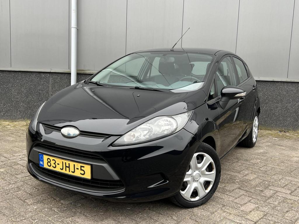 Ford Fiesta 1.25 5drs Airco Distributieriem VV NL Auto NAP, Voorwielaandrijving, 1242 cc, 82 pk, Zwart