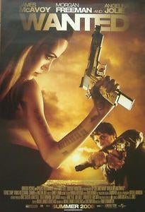 WANTED      filmposter., Rechthoekig Staand, Verzenden, Zo goed als nieuw, A1 t/m A3