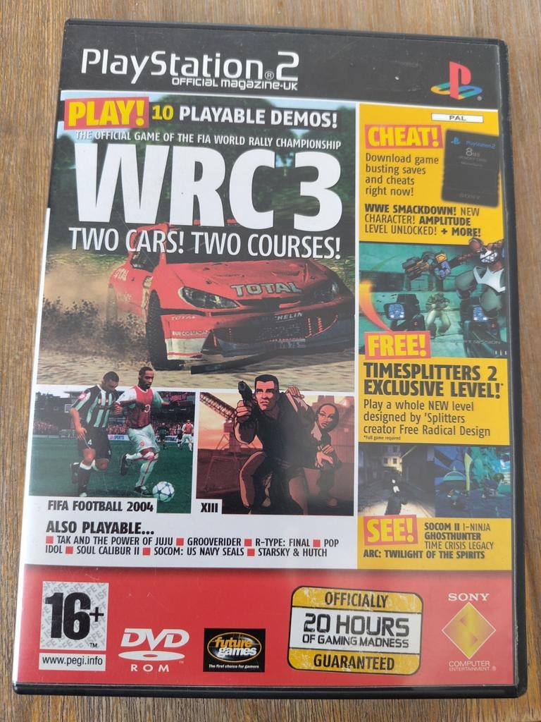 WRC 3 PlayStation 2 - Officiële Magazine UK Demo, Gebruikt, 1 speler, Racen en Vliegen, Ophalen of Verzenden