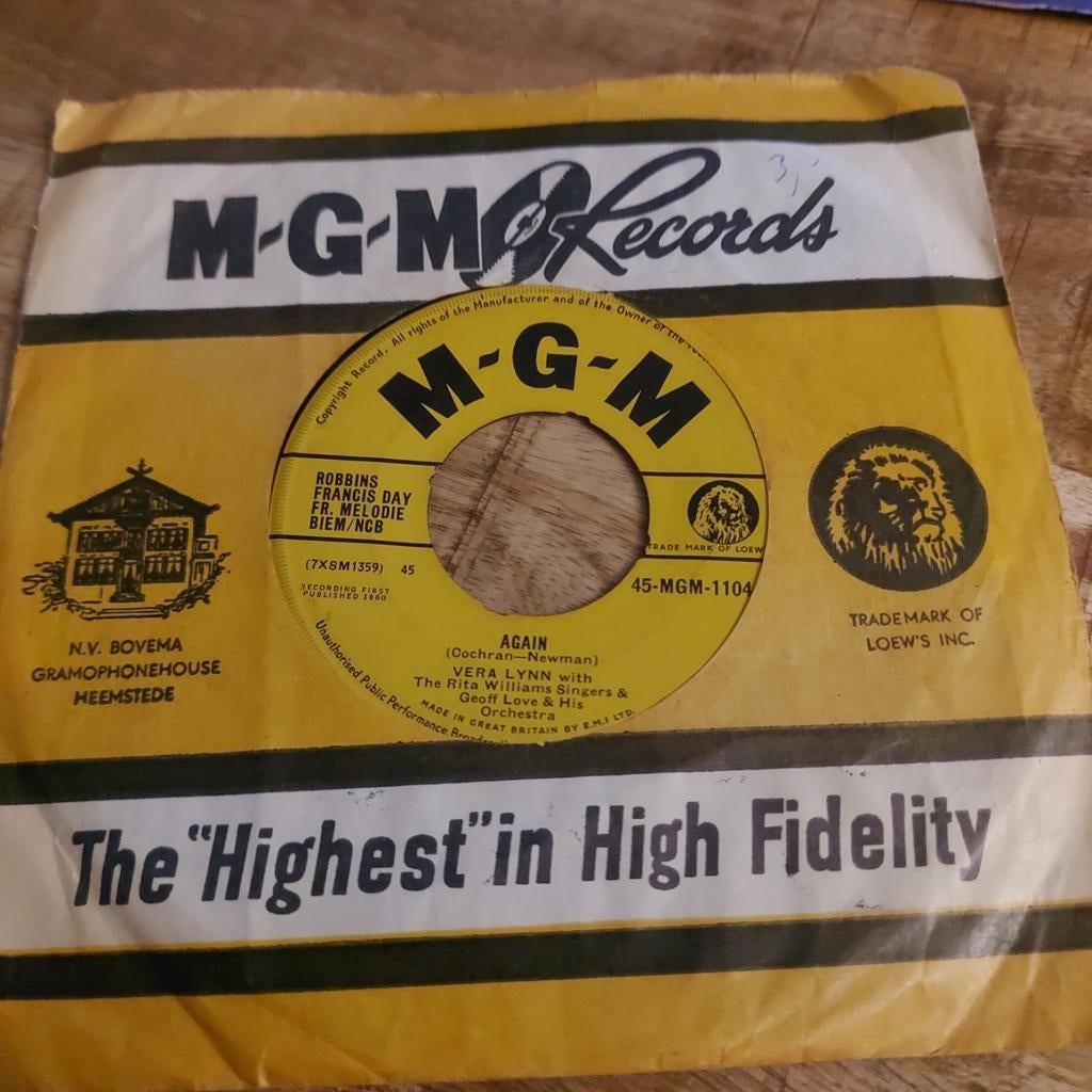 Vera lynn  / again, Ophalen of Verzenden, Zo goed als nieuw, Pop