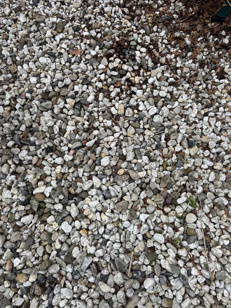 Gratis kiezels – moeten z.s.m. weg – zelf afhalen, Ophalen, Gebruikt