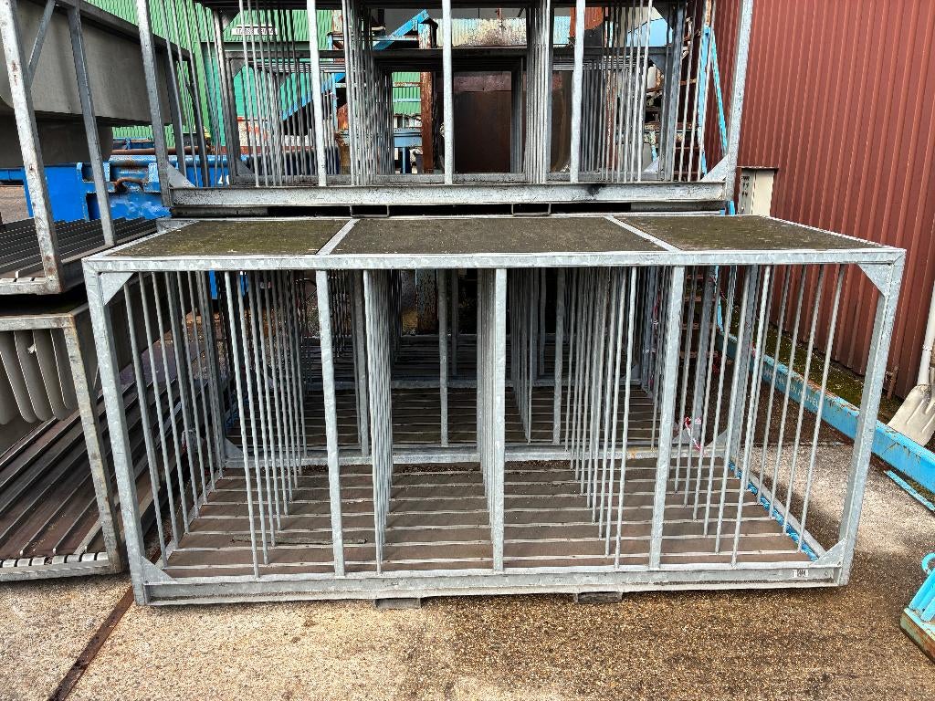 stalen kratten, platenrek, jukken, panelen juk, stapelkrat, Ophalen, Gebruikt, 100 cm of meer, 60 cm of meer