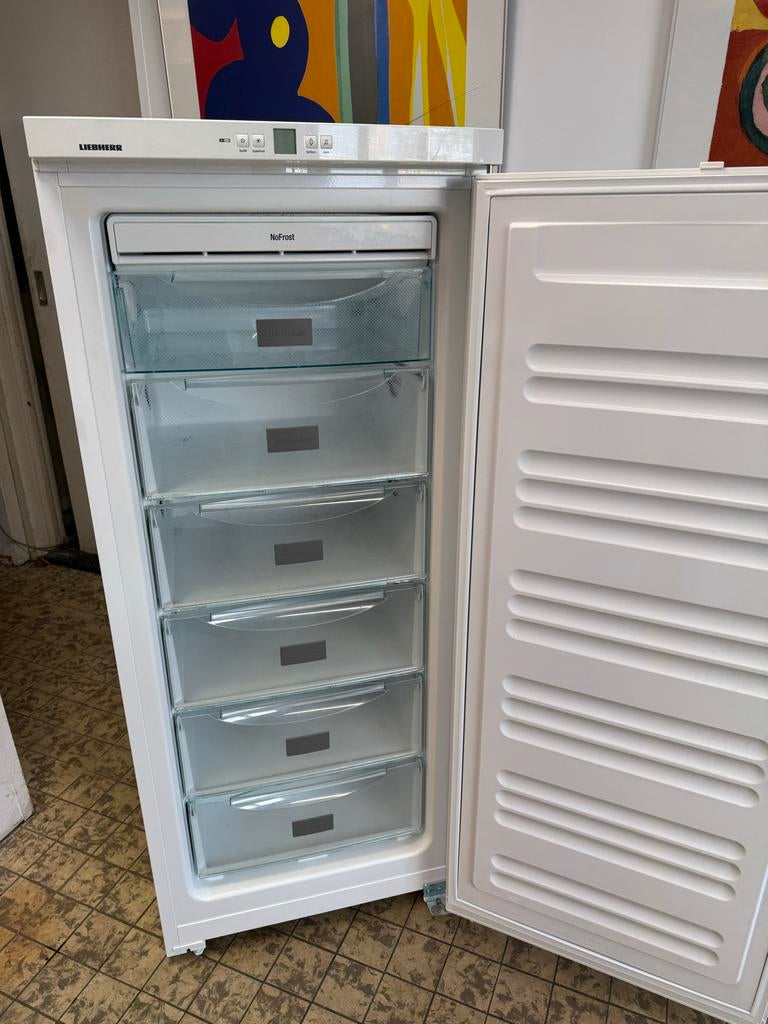 Liebherr vrieskast A++ 6 laden No Frost, Vrieskast, Minder dan 60 cm, Zo goed als nieuw, Energieklasse A of zuiniger