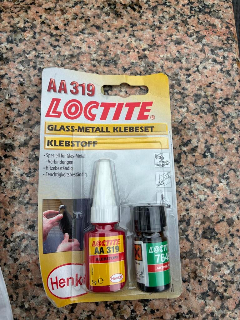 Loctite AA 319 Glas-Metaal Lijm met Activator, Ophalen of Verzenden, Nieuw
