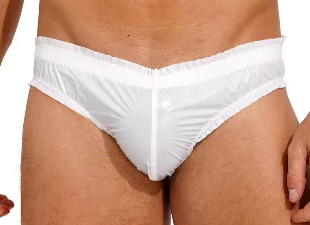 Plastic pants M, Ophalen, Blauw, Boxer