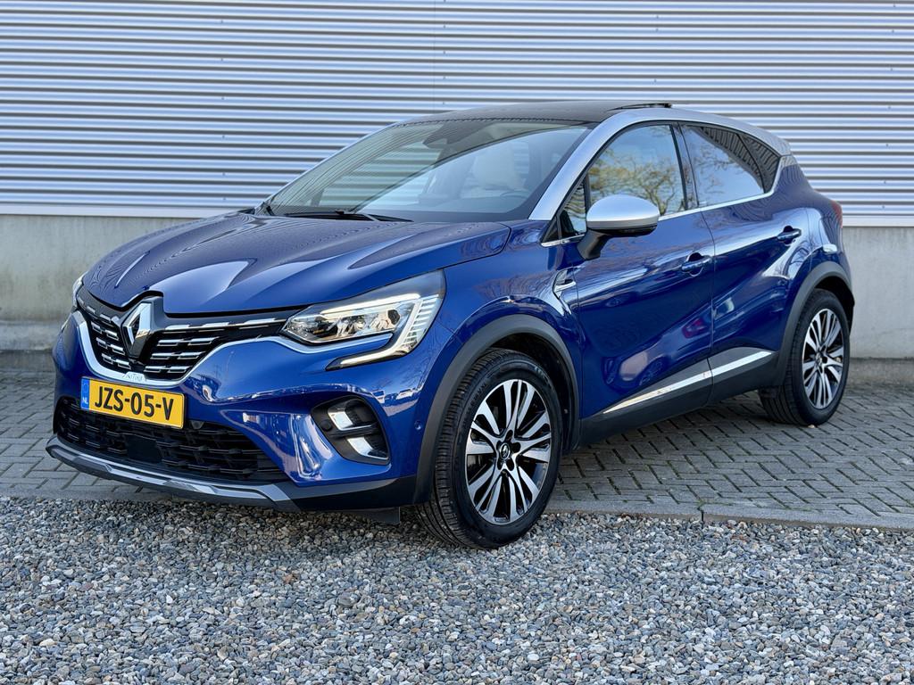 Renault Captur 1.6 E-Tech Hybrid 145 Initiale Paris | Full o, Auto's, Renault, Gebruikt, 750 kg, Blauw, Bedrijf