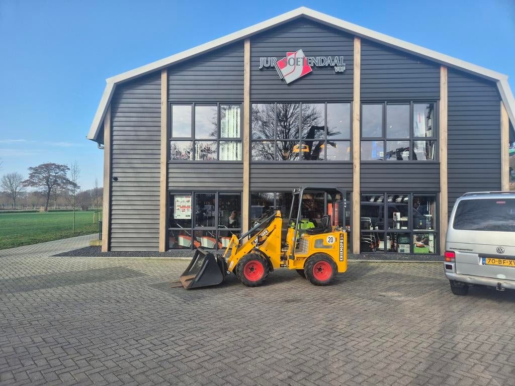 Knikmops 130 minishovel met maar 187 uur, Zakelijke goederen, Machines en Bouw | Transport, Ophalen