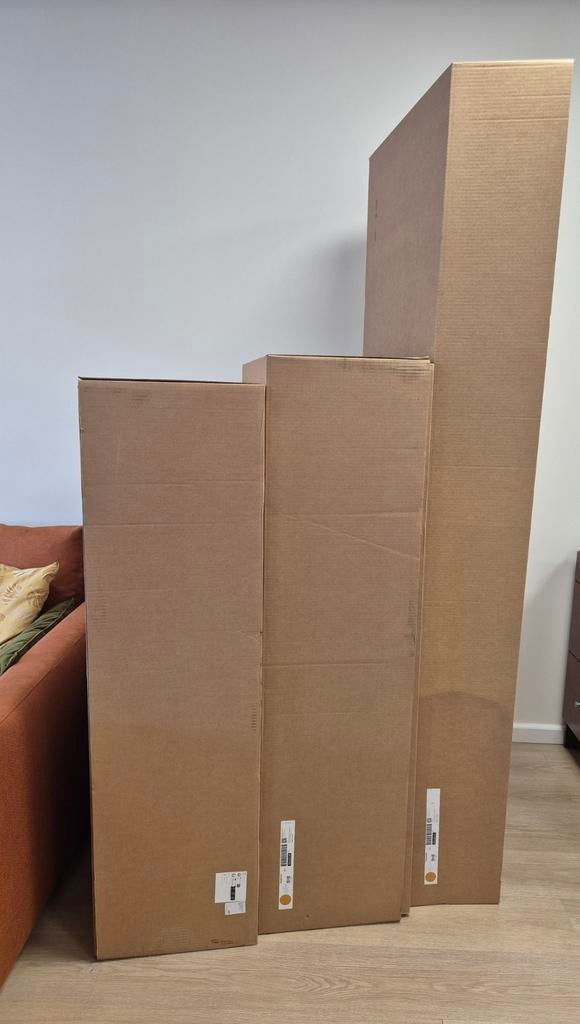 Gratis 3 grote kartonnen dozen, Ophalen, Doos, 100 cm of meer, 60 cm of meer