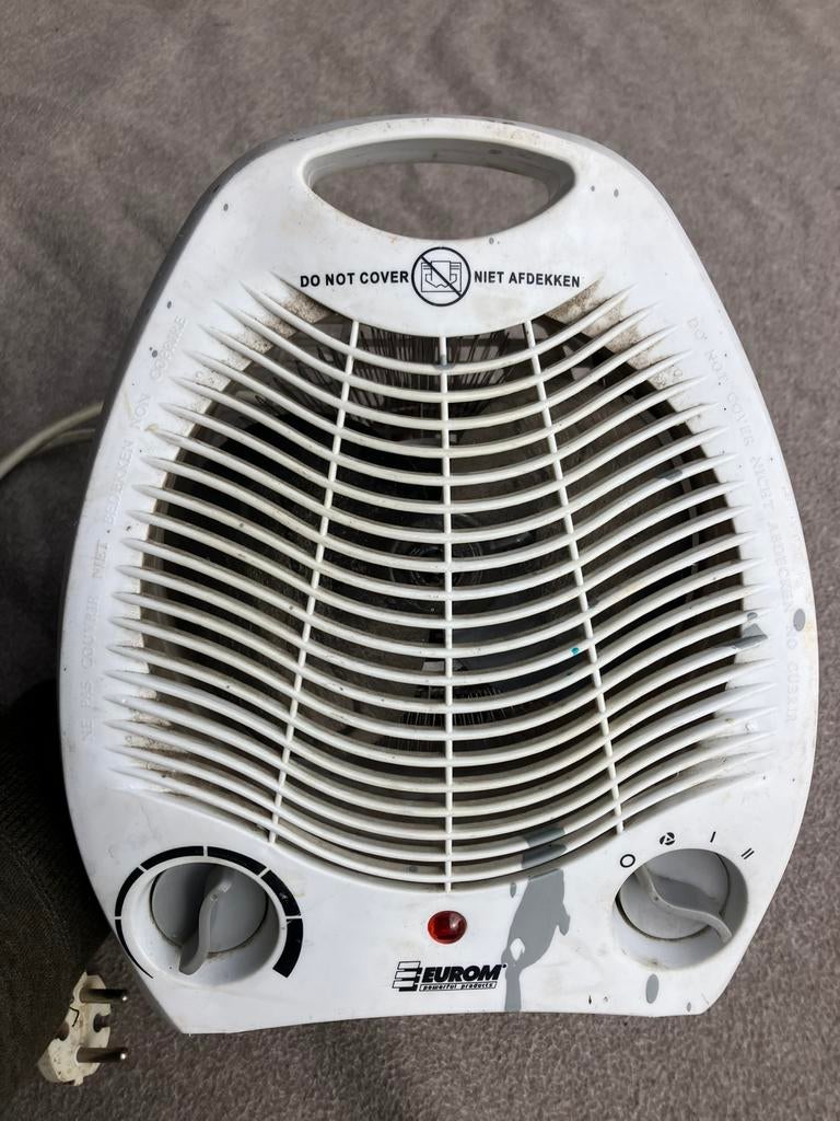 Compacte elektrische kachel Eurom VK 2002 – krachtig – 2000W, Witgoed en Apparatuur, Ventilatoren, Ophalen, Gebruikt, Tafelventilator