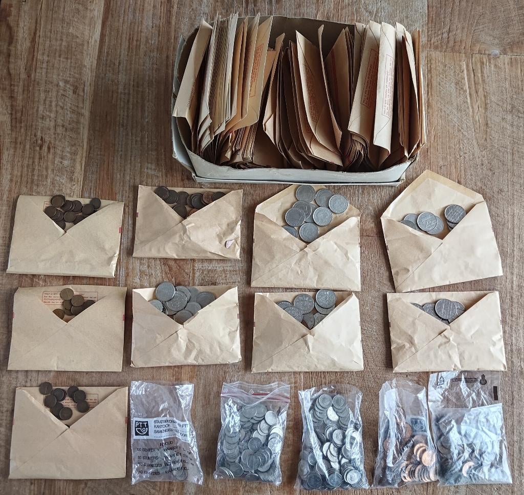 Verzameling Gulden munten, Postzegels en Munten, Munten | Nederland, Ophalen of Verzenden, Koningin Juliana, Overige waardes, Setje