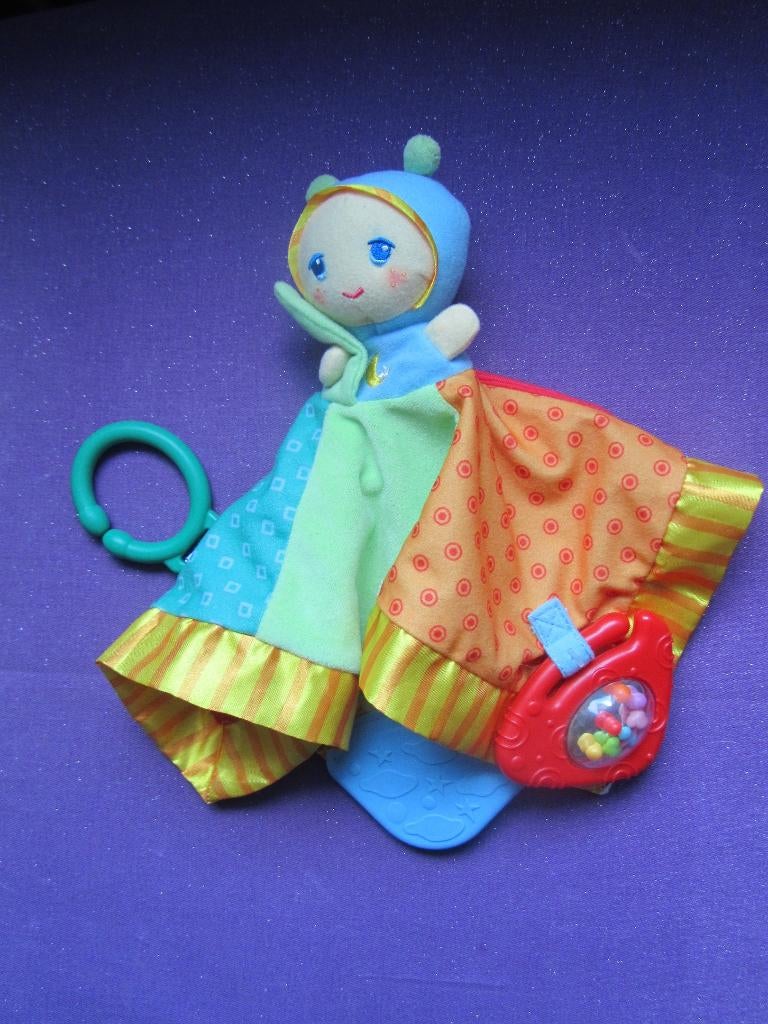 PLAYSKOOL Knuffeldoekje POPJE - VLINDER UIT 2009 **Nieuw**, Ophalen of Verzenden, Nieuw, Overige typen, Met label