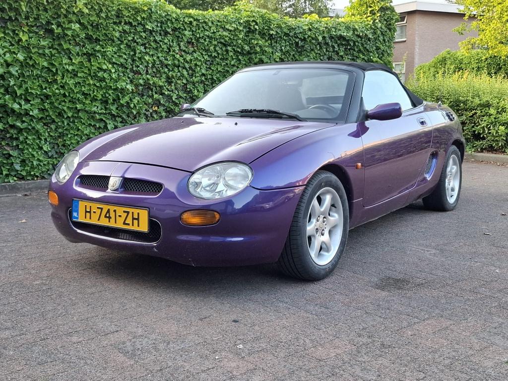 MG - F 1.8i cabrio 1997 120PK 120615KM, Auto's, MG, Zwart, Overige kleuren, Cabriolet, 1796 cc