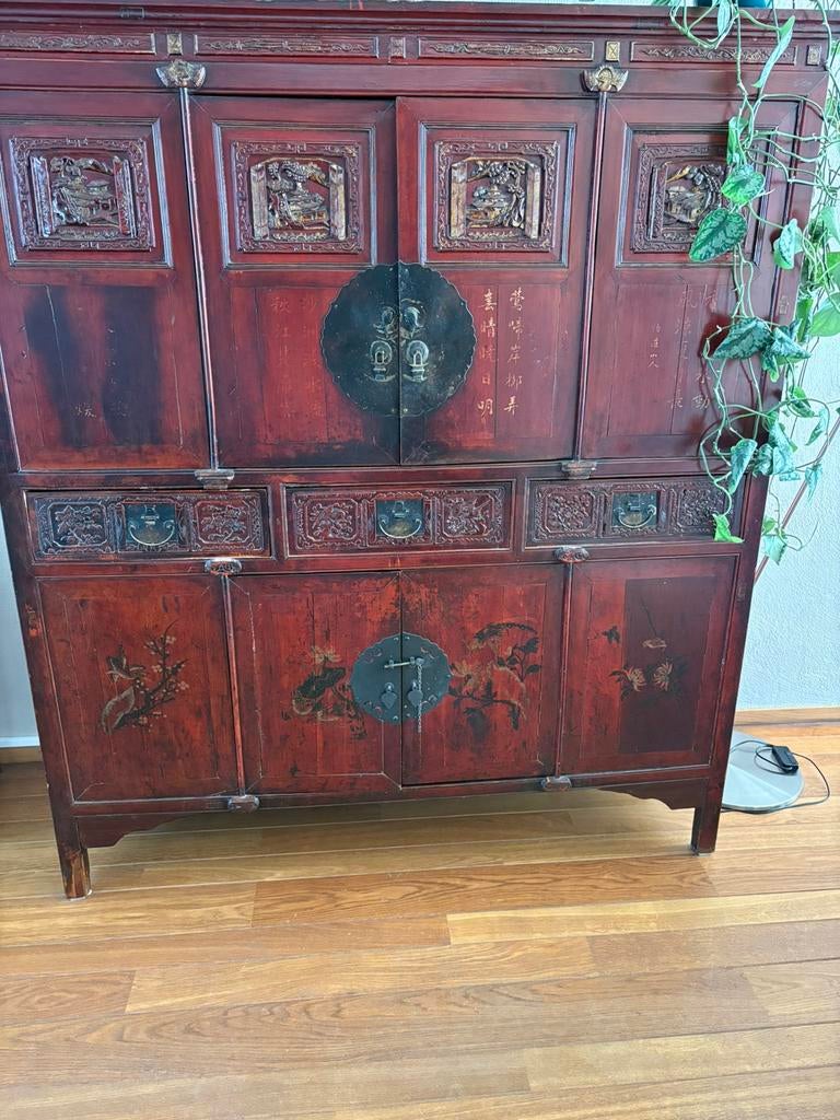 Sfeervolle Antieke Chinese Kast, Ophalen