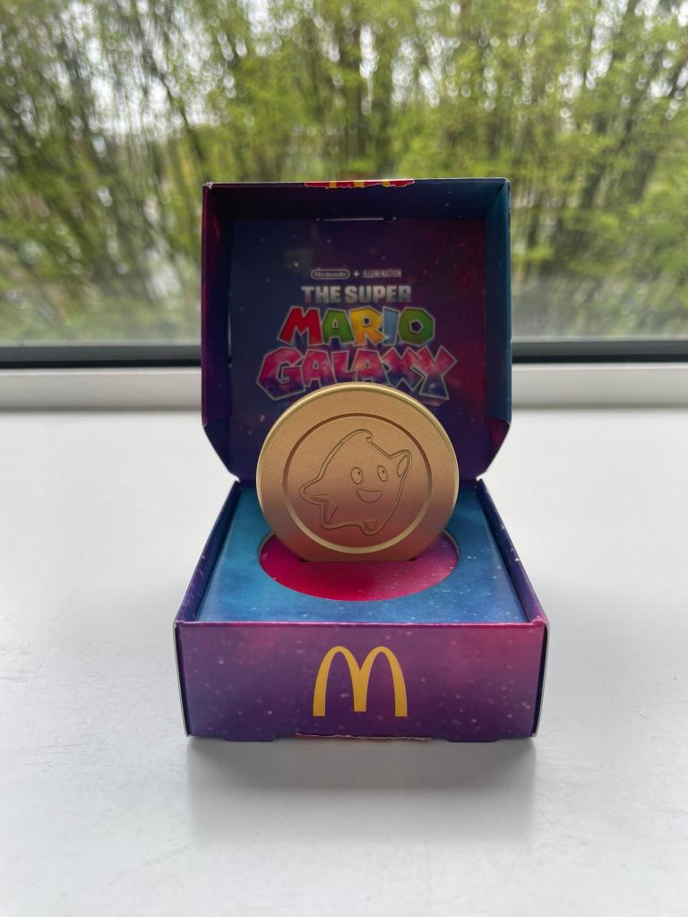 The Super Mario Galaxy Movie - McDonalds 2026 Coin [Ster], Ophalen of Verzenden, Zo goed als nieuw