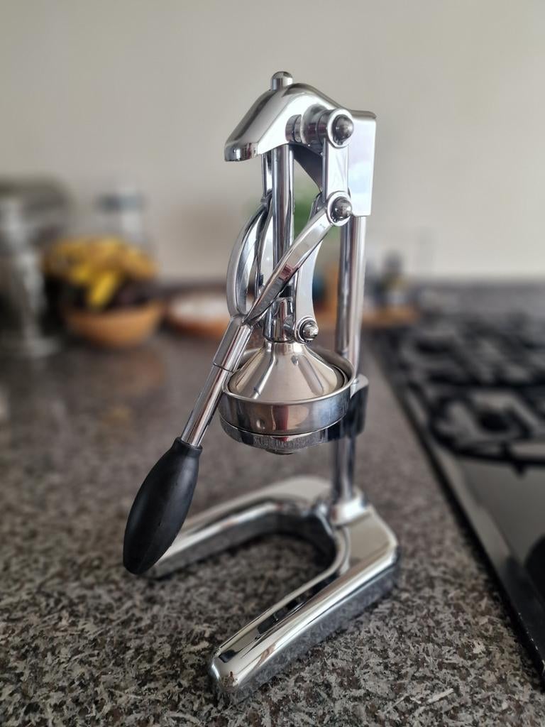 Cilio citruspers - hefboompers - sinaasappelpers - chroom, Ophalen of Verzenden, Zo goed als nieuw