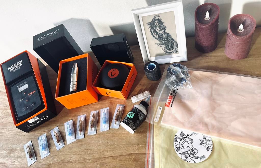 Cheyenne Hawk Pen - Proffesional Tattoo Equipment Set, Ophalen of Verzenden, Gebruikt