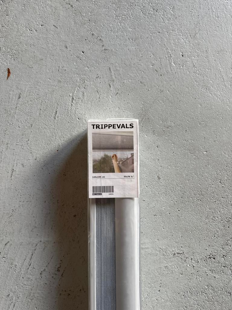 IKEA Trippevals verduisterend rolgordijn wit 140x195 cm, Ophalen, 100 tot 150 cm, Wit, Zo goed als nieuw