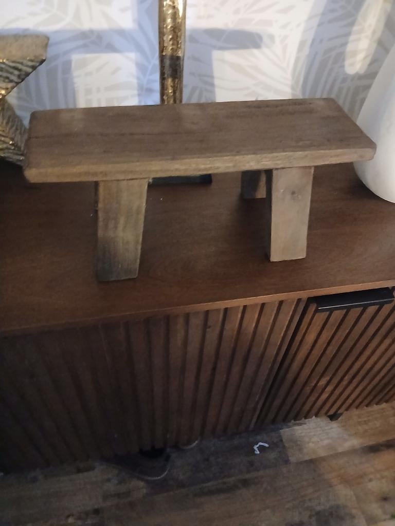 Decoratie  bankje, Ophalen, Gebruikt