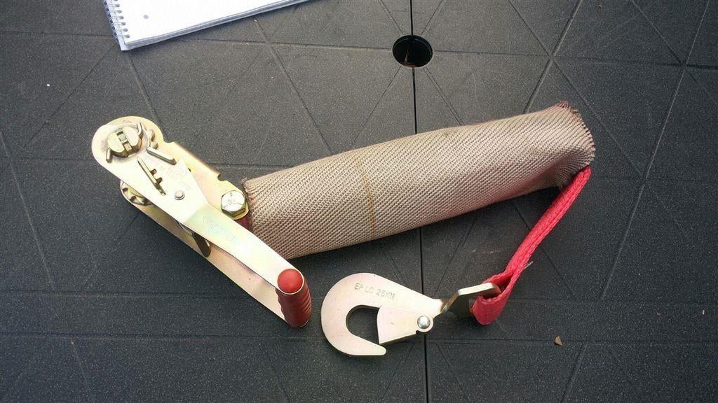 Spanratel set lengte 7,5 meter, Ophalen of Verzenden, Zo goed als nieuw