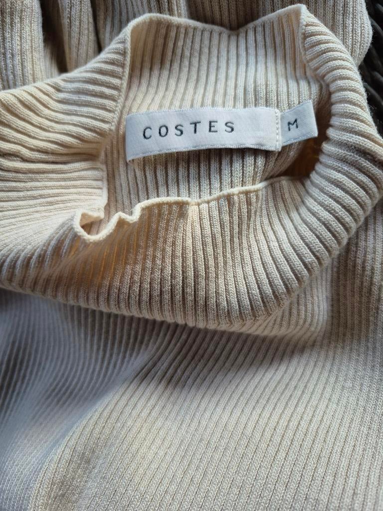 Costes zomerjurk beige maat M, Kleding | Dames, Maat 38/40 (M), Beige, Nieuw, Ophalen of Verzenden