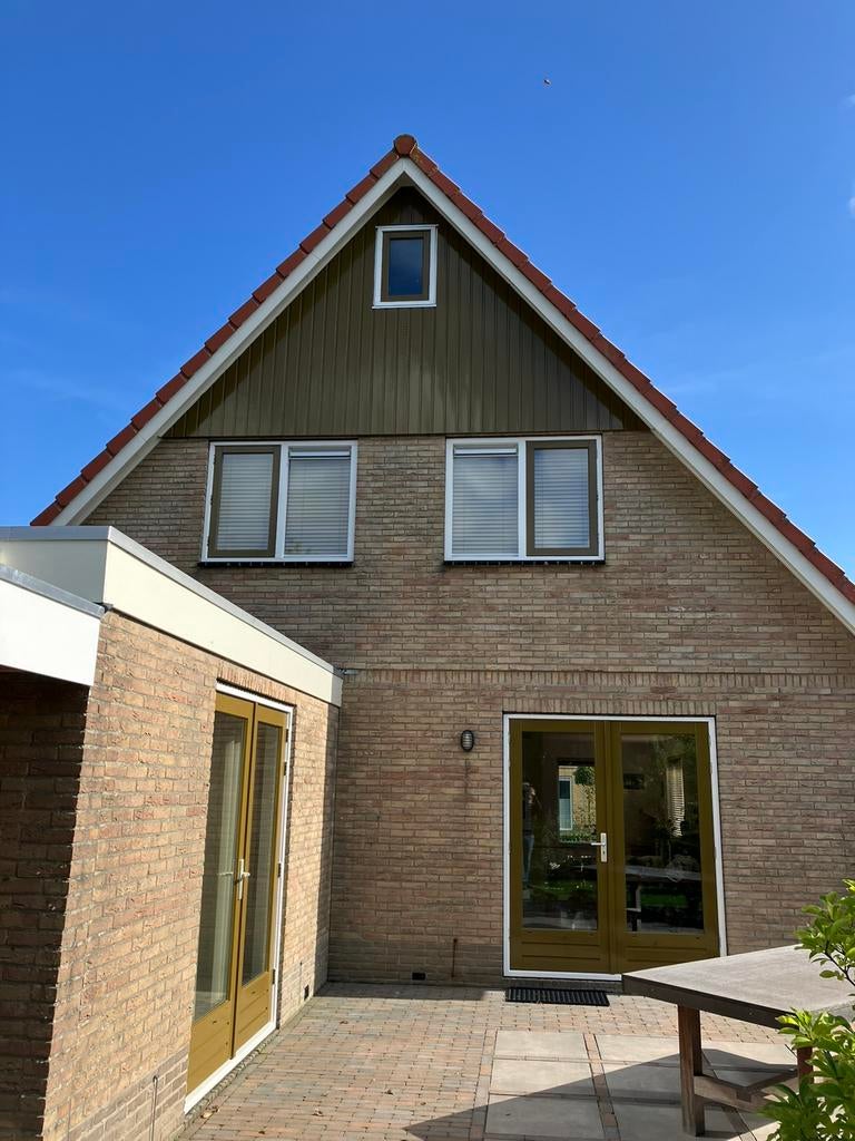2 x openslaande pui met deuren hardhout, Doe-het-zelf en Verbouw, Kozijnen en Schuifpuien, Ophalen, Gebruikt, Deurkozijn, 150 tot 225 cm