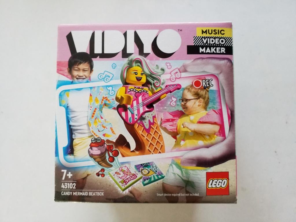 Lego Vidiyo 43102 Music Video Maker Candy Mermaid Beatbox🆕️, Ophalen of Verzenden, Nieuw, Complete set, Lego