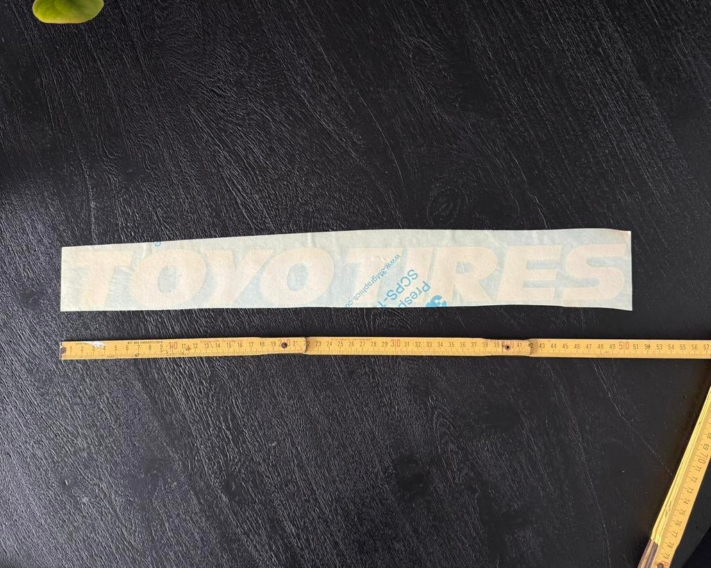 TOYO TIRES Autosticker Decal, Ophalen of Verzenden