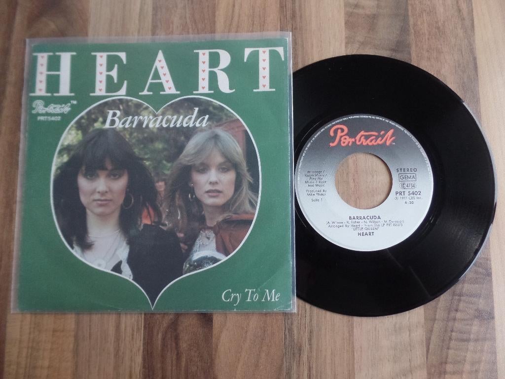 single  Heart - Barracuda, Gebruikt, 7 inch, Single, Ophalen of Verzenden