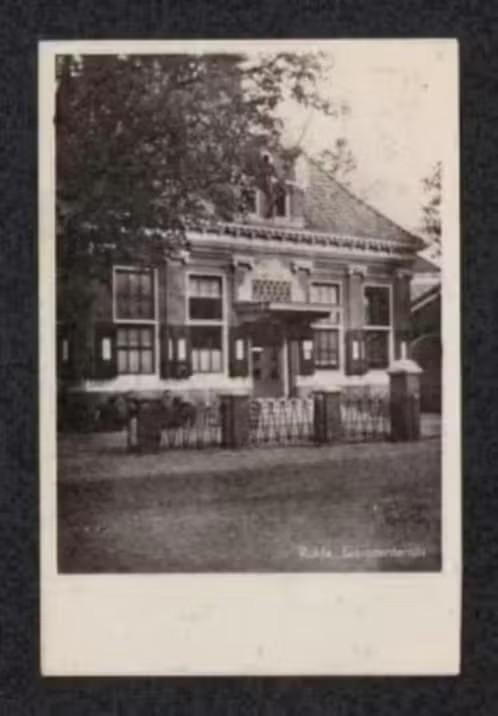 Rolde Drenthe Gemeentehuis., Ophalen of Verzenden, 1920 tot 1940, Gelopen, Drenthe