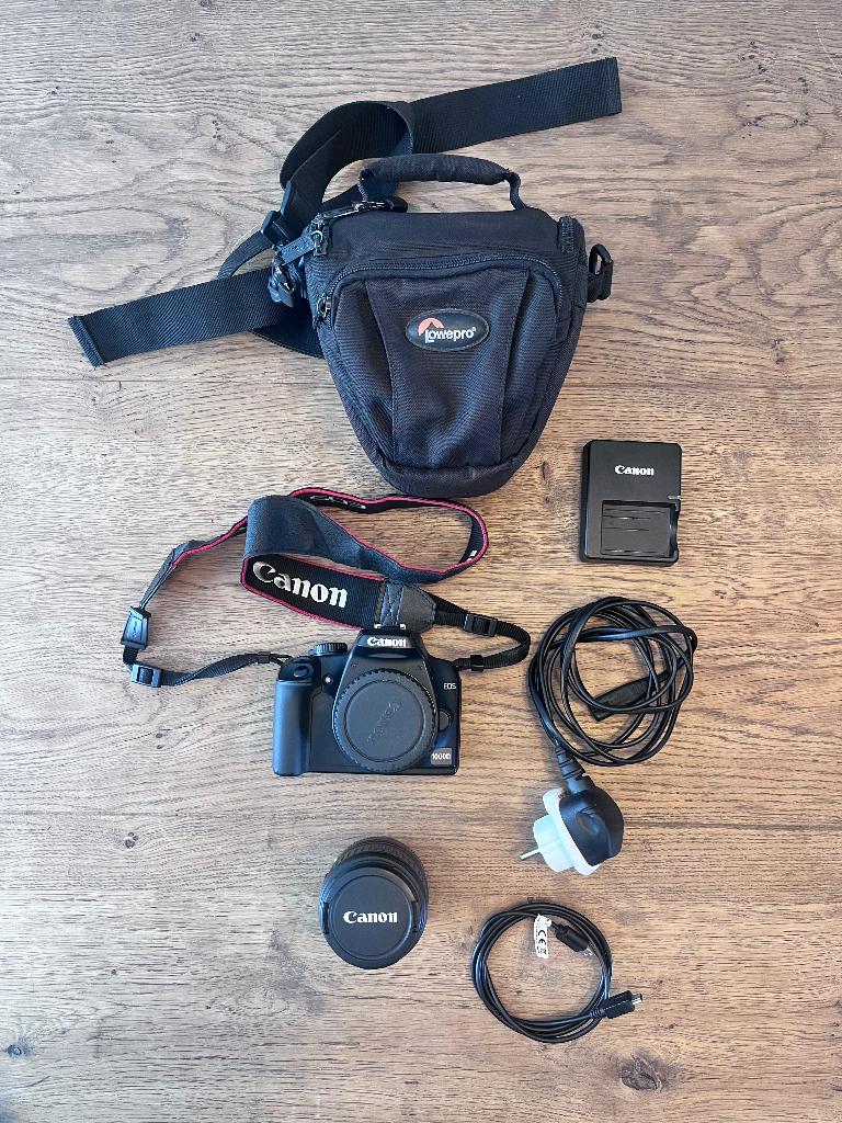 Canon EOS 1000D + 18-55mm lens, Ophalen of Verzenden, Canon, Geen optische zoom