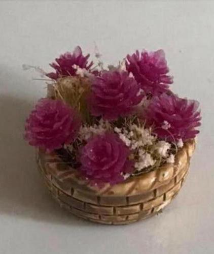 Miniatuur Bloempotje met Bloemen - Poppenhuis/Barbie, Ophalen, Nieuw