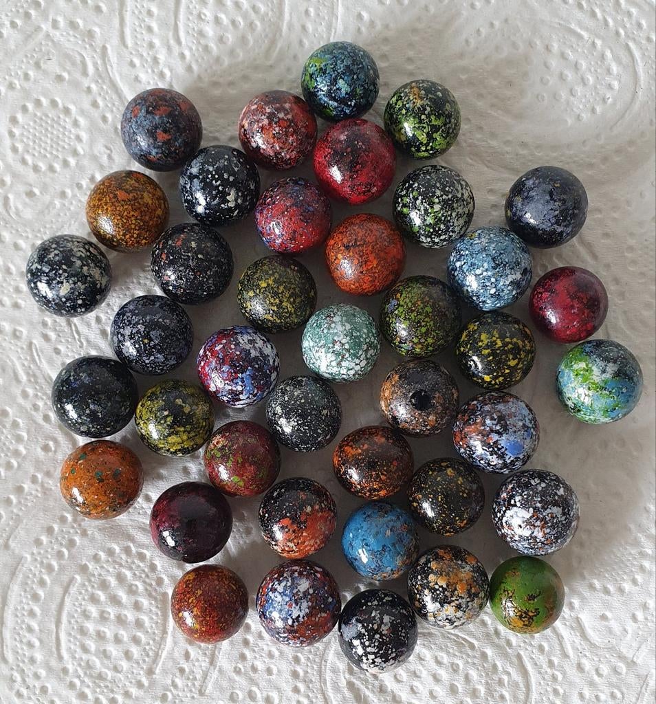 Vintage Vacor Galaxy knikkers uit de jaren ’80 40st € 35,00, Verzamelen, Speelgoed, Ophalen of Verzenden