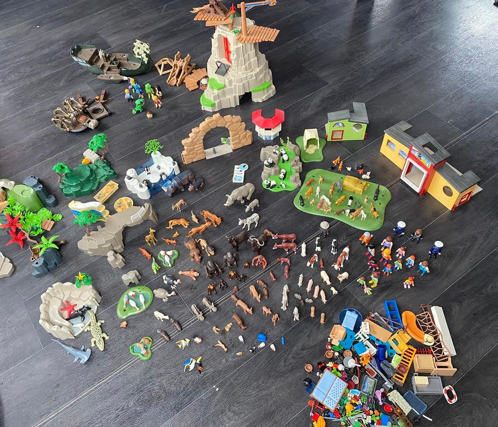 Grote verzameling Playmobil (dieren) en drakenrijders, Kinderen en Baby's, Speelgoed | Playmobil, Ophalen of Verzenden, Zo goed als nieuw