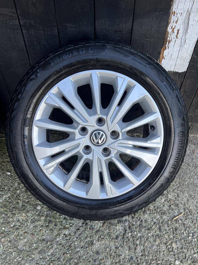 Originele Volkswagen Transporter T6 velgen 17" 5x120 Aracaju, Auto-onderdelen, Banden en Velgen, Niet ingevuld, Banden en Velgen