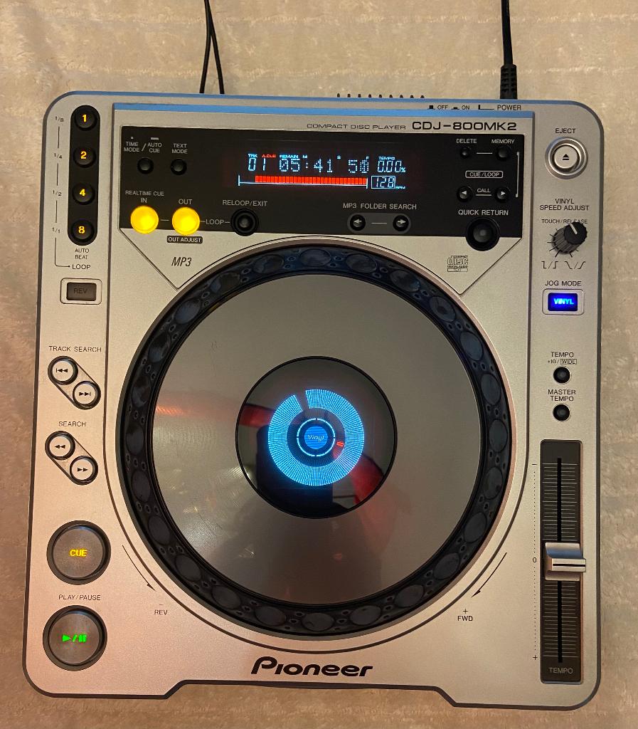 Pioneer CDJ-800MK2 DJ CD speler mooie staat, Muziek en Instrumenten, Ophalen, Gebruikt, Dj-set, Pioneer