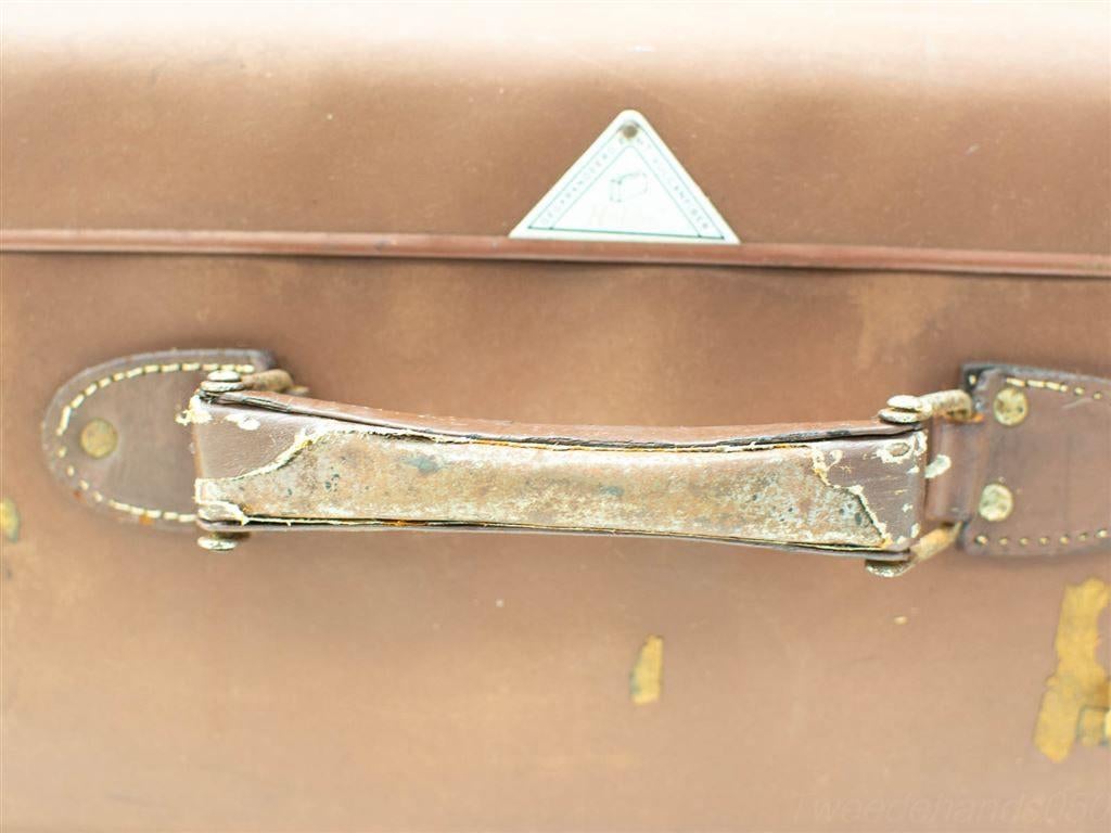 Hulshof bruine koffer 37207, Sieraden, Tassen en Uiterlijk, Koffers, Ophalen of Verzenden, Gebruikt, Overige materialen, 70 cm of meer