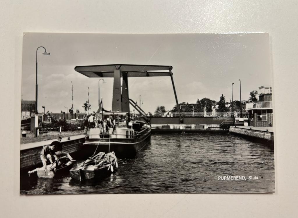 Ansichtkaart Purmerend Sluis, Ophalen of Verzenden, Ongelopen, Noord-Holland