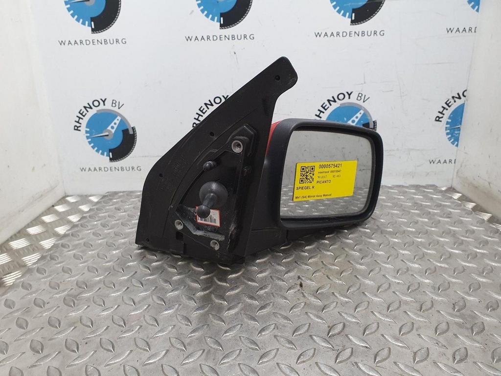 KIA PICANTO 1.0 Light  SPIEGEL R 2007, Gebruikt, -, -, Ophalen of Verzenden