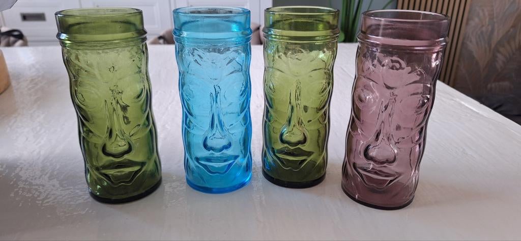 Tiki glazen nieuw in doos, Ophalen of Verzenden, Nieuw, Overige typen