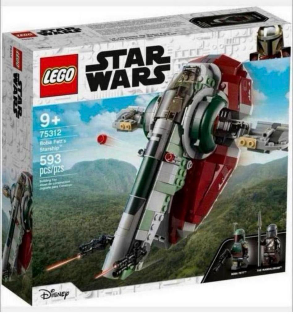 Nieuw: LEGO Star Wars 75312: Boba Fett’s Starship, Ophalen of Verzenden, Nieuw, Complete set, Lego