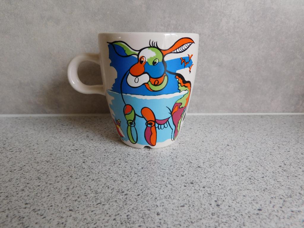 Senseo mok nr. 3 Marianne Rebel Douwe Egberts, Ophalen of Verzenden, Zo goed als nieuw, Overige stijlen, Kop(pen) en/of Schotel(s)