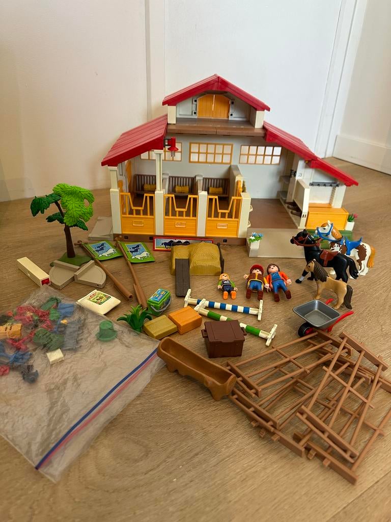 Mooie Playmobil Manege set 4190, Kinderen en Baby's, Speelgoed | Playmobil, Ophalen of Verzenden, Zo goed als nieuw, Complete set