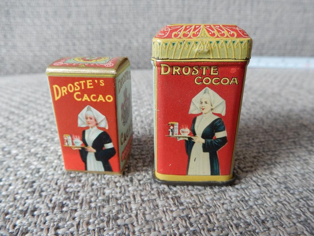 Droste Cacao Monster blikje 5 cm, Verzamelen, Ophalen of Verzenden, Zo goed als nieuw, Overige, Droste