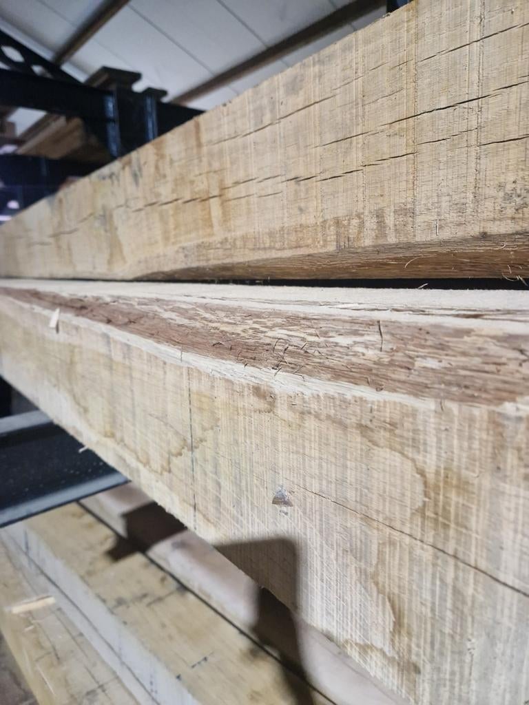 Rustiek Eiken palen 20x20 & 15x15 - 20% korting!, Gebruikt, Eiken, Ophalen of Verzenden, 250 tot 300 cm