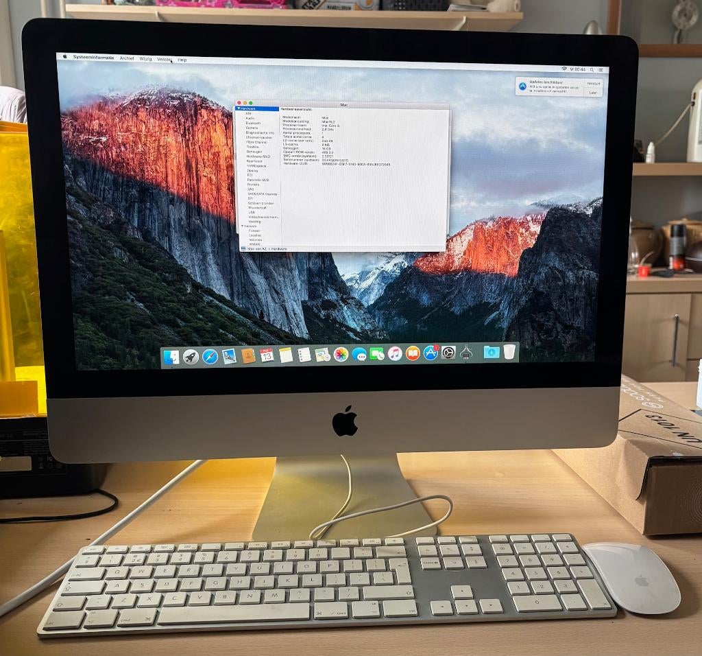Apple Imac A1418 16,2inch 16gb met ssd, Computers en Software, Apple Desktops, Ophalen, Gebruikt, 2 tot 3 Ghz, SSD