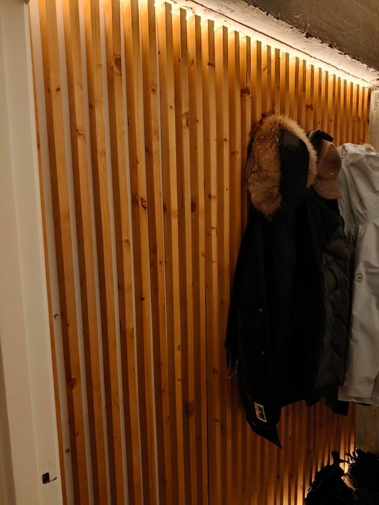 Vuren latten 27x44, 226 cm geschaafd en gebeitst - 30 stuks, Doe-het-zelf en Verbouw, Hout en Planken, Ophalen, 25 tot 50 mm, Zo goed als nieuw
