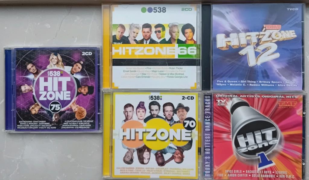 CD's hitzone 5 stuks of los, Ophalen of Verzenden, 2000 tot heden, Zo goed als nieuw