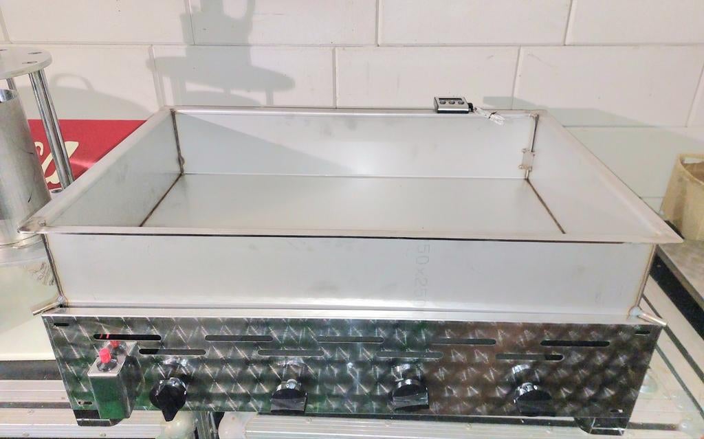 Frituur 40 Liter op gas 2x 16L/30L/ voor 50L/60L oliebollen, Ophalen, Vis