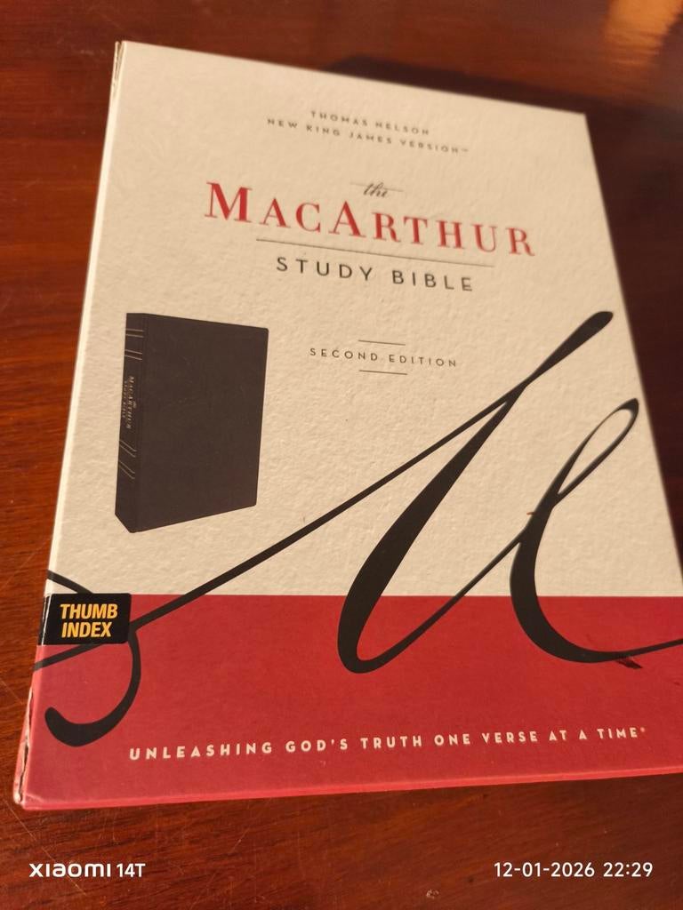 MacArthur Studiebijbel - Tweede Editie, Ophalen of Verzenden, John MacArthur