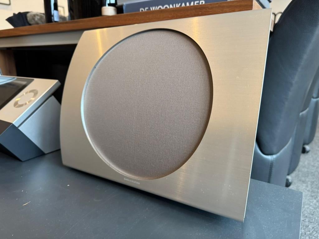 Beolab 17 (Aluminium + taupe, WISA) | B&O Bang en Olufsen, Overige merken, Info@bang-olufsen.dk, Ophalen of Verzenden, Zo goed als nieuw